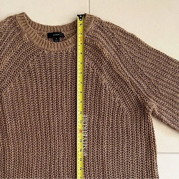 J.Crew 100% Linen Relaxed Fit Beach Sweater - Picture 9 of 16